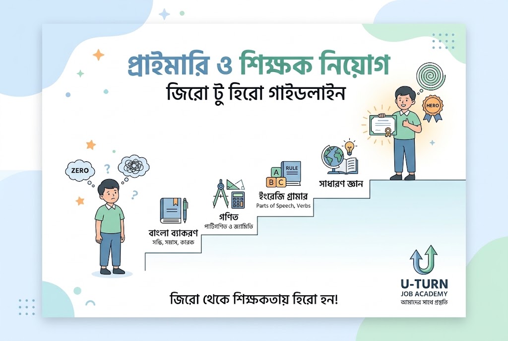 প্রাইমারি সহকারী শিক্ষক ও শিক্ষক নিবন্ধন (NTRCA) পরীক্ষার জিরো টু হিরো গাইডলাইন